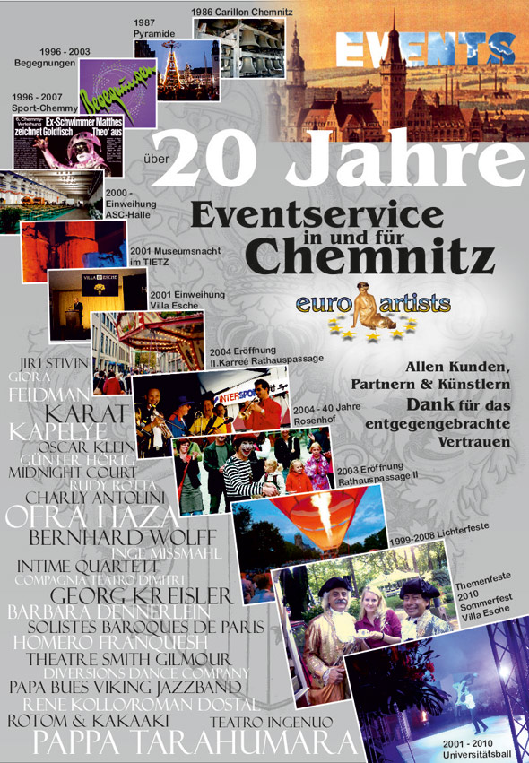 Jubil&auml;um Euro Artists